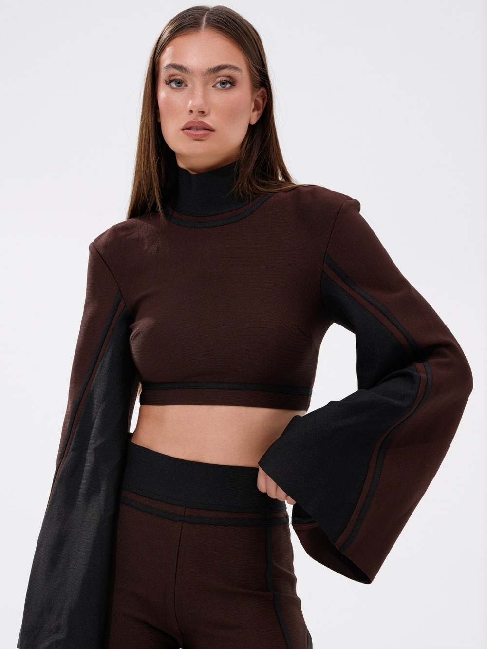 MAZIE MOCK NECK SWEATER - S  Defect Small Area That Needs Stitching Discounted!!